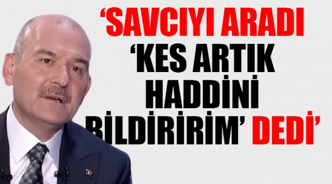 İçişleri Bakanı Süleyman Soylu hakkında FETÖ iddiası...