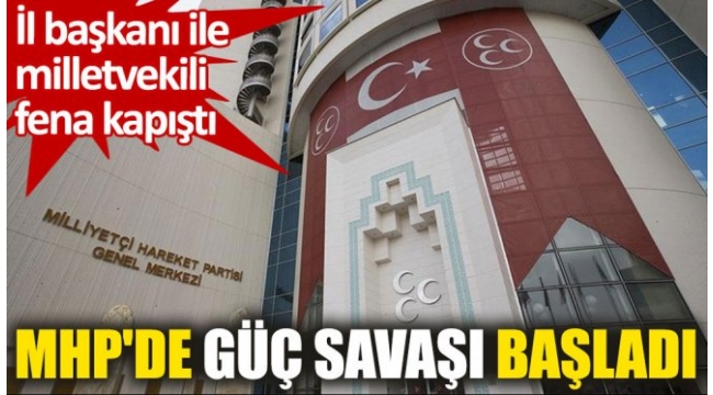 MHPde Kocaeli İl Başkanı Aydın Ünlü ile milletvekili Saffet Sancaklı arasında güç savaşı