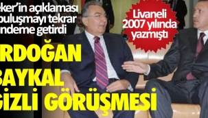 Sedat PekerErdoğan ve Baykalın gizli görüşmesini Hasan Doğan ve Korkmaz Karaca ayarladıİddiası