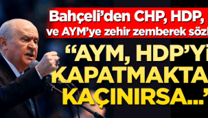 Devlet Bahçeliden Anayasa mahkemesine sert sözler !