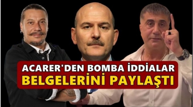 Gazeteci Erk Acarerden bomba Soylu iddiaları...