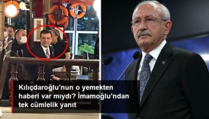 İmamoğluna açıkça soruldu: İngiliz elçiyle yemek yediğinden Kılıçdaroğlunun haberi var mıydı?