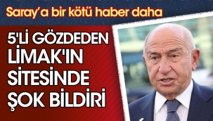 5li gözdeden Limakın sitesinde şok açıklama. Saraya bir kötü haber daha