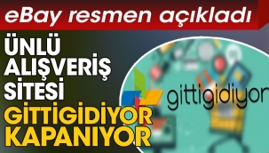 Türkiyenin en ünlü e-ticaret sitelerinden GittiGidiyor kapanıyor