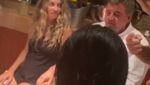 CHP li Çeşme Belediye Başkanı Muammer Ekrem Oranın elini tuttuğu kadın yasak aşkı mı?