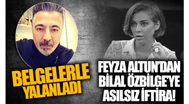Feyza Altun'un 'kokain kullanıyor'' iddialarına Bilal Özbilge'den test sonucuyla yanıt!