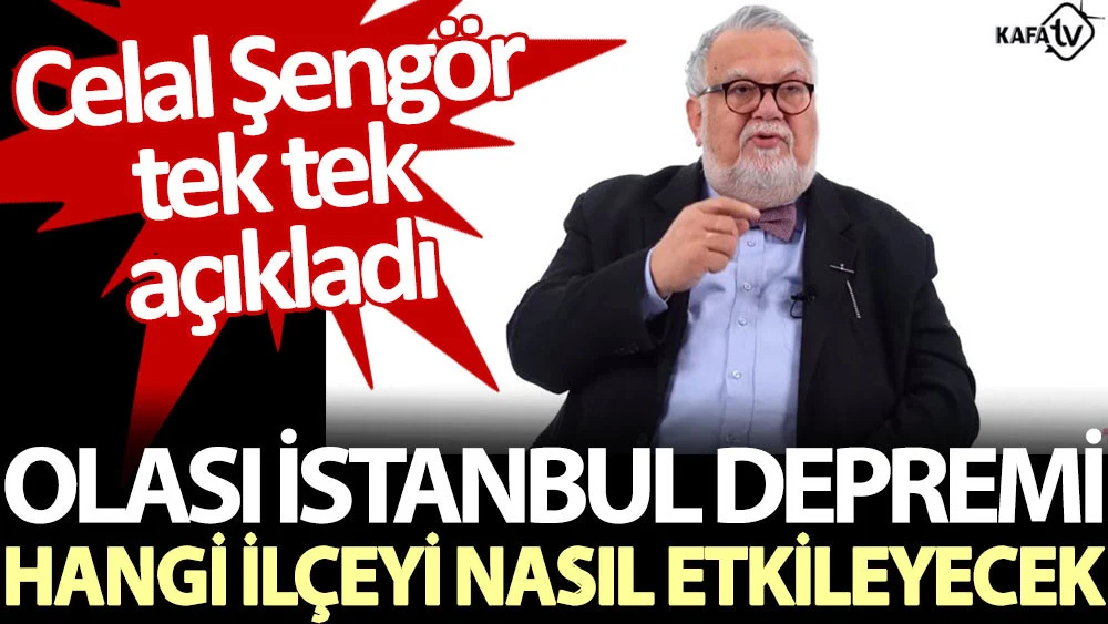 Celal Şengör tek tek açıkladı: Olası İstanbul depremi, hangi ilçeleri nasıl etkileyecek?