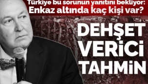 Prof. Dr. Övgün Ahmet Ercan enkaz altında kurtarılmayı bekleyen kişi sayısını açıkladı