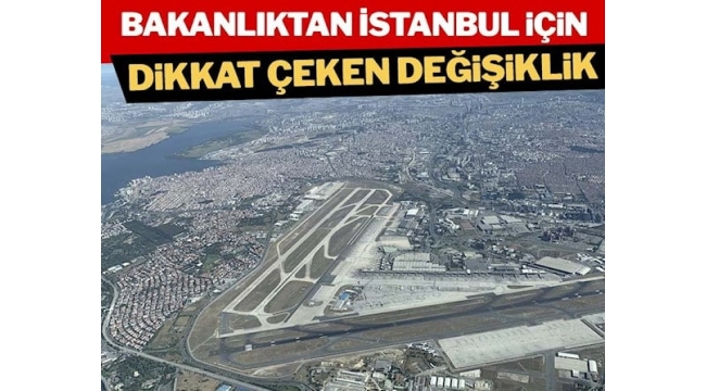 Bakanlıktan Florya için dikkat çeken plan değişikliği !