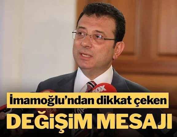 EKREM İMAMAOĞLU CHP 'DE DEĞİŞİM ŞART !