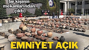 Müze kuracak kadar tarihi eser ele geçirildi! Polis bile şaşırdı