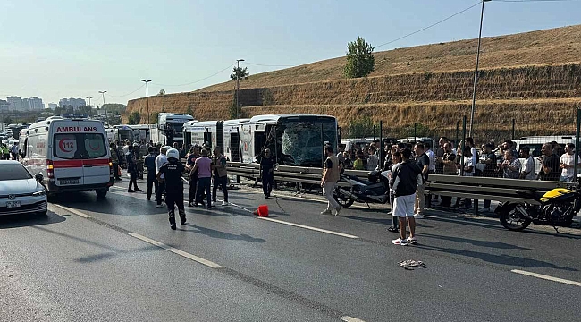 Küçükçekmece'de metrobüs kaza yaptı: 1 kişi yaşamını yitirdi, 2'si ağır 50 yaralı