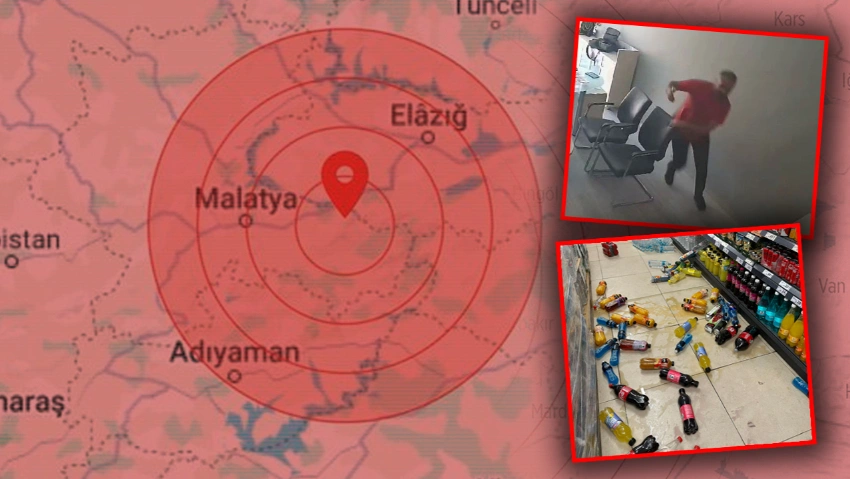 AFAD ve Kandilli Rasathanesi Duyurdu... Malatya'da Şiddetli Deprem!