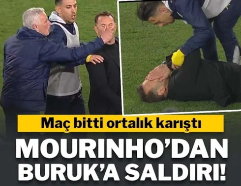 Jose Mourinho, Okan Buruk'un burnunu sıktı 